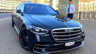 2021 Mercedes S Class Long - AMG S500 CITY Drive Review Interior Exterior