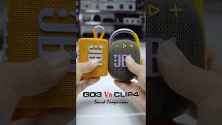 Which one is your favorite? JBL GO3 Vs CLIP4 Sounds Comparison #jbl #go3 #clip4 #go4 #clip5 #viral