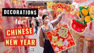 What are Chinese New Year Decorations?  Where do I put the FAI CHUN & CHINESE LANTERN?  Why RED?