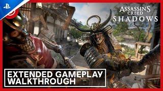 Assassins Creed Shadows - Extended Gameplay Walkthrough  PS5 Games