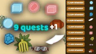 Starve.io - 9 quests solo challenge 