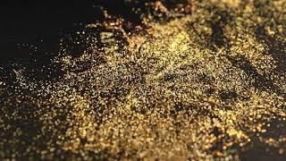 #35 intro  Gold Particles logo Reveal