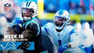 Detroit Lions vs. Carolina Panthers  2022 Week 16 Game Highlights