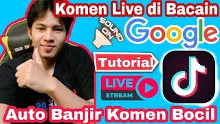 Komen Live Tiktok di Bacain Google Gift share follow muncul suara. - TUTORIAL LIVE TIKTOK GRATIS