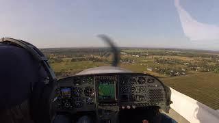 Cross Wind Landing in a Lancair 360