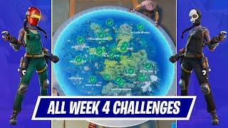 All Week 4 Challenges Guide in Fortnite Chapter 2 Season 3