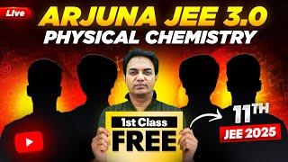 1st Live Class of Physical Chemistry by FAISAL SIR  ARJUNA JEE 3.0