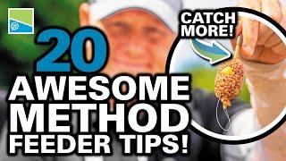 20 AWESOME Method Feeder Tips