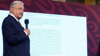 Cartas a Joseph Biden y Donald Trump. Conferencia presidente AMLO