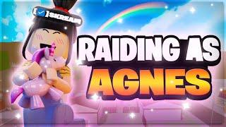 Raiding Tryhards As AGNES In DaHood ⭐.. I got jumped?