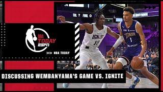 The biggest takeaways from Victor Wembanyamas performances vs. the G League Ignite  NBA Today