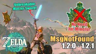 The EASIEST Method How to Obtain the UNBREAKABLE MsgNotFound Master Sword for Version 1.2.1 TOTK