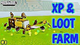 EASIEST XP FARM 1.21 MINECRAFT BEDROCK  XP & Loot Farm  MCPE PS4 Xbox Switch Windows 10 