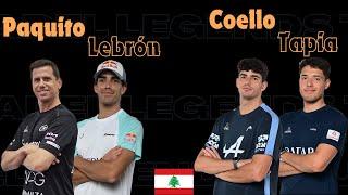 FULL MATCH Paquito - Lebrón vs Coello - Tapia  Lebanon Padel Legends