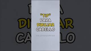 Tip para dibujar cabello   #art #artist #tutorial #tips #drawing #anime 