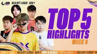 TOP 5  Wild Rift League-Asia  Week 6