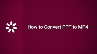 How to Convert PPT to MP4