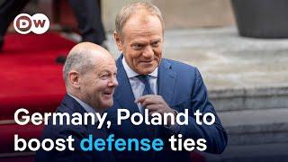 Germany Poland discuss defense cooperation and a bigger NATO presence on eastern flank  DW News