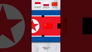 Ayo temukan bendera tersembunyi di bendera Korea Utara