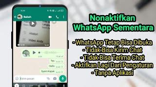 Cara Menonaktifkan Whatsapp Sementara Di Hp Oppo