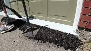 Repair Driveway Ramp using Asphalt Cold Patch Installation