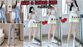 SLIM & LONGER Legs in 30 Day  Home workout challenge