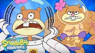 Every Time Sandy Goes Wild   20 Minute Compilation  SpongeBob