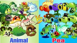 Team Animal vs Team Pea Động vật có thắng đạn dược - PVZ2 MK