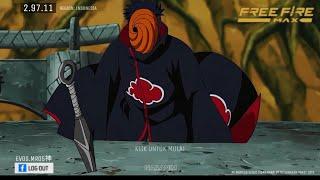 LOADING SCREEN FF MAX TEMA OBITO VS MURID DANZO SERU BET VERSI 2.97.12