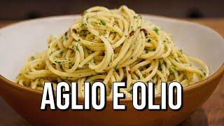 Spaghetti Aglio E Olio  Garlic And Oil Pasta Recipe