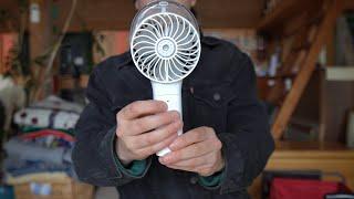 Hand held misting fan Review  This is a savior in the Summer