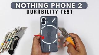 Nothing Phone 2 Durability Test - Nothing Phone 1 Problems Fixed ? Water Test 