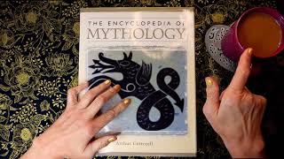 ASMR  Celtic Mythology Reading - Gorgeous Illustrated Book Whispered Reading at Coffee Time