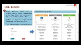 TUTORIAL REGISTRASI E-IPO IDX