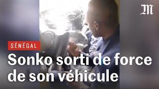 Sénégal  Ousmane Sonko sorti de force de sa voiture