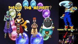 PORQUE SON SUPERIORES LOS UNIVERSOS 1 5 8 Y 12? EL TSUFUR DEL UNIVERSO 2 DRAGON BALL SUPER