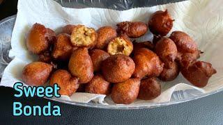 Quick Snack Recipe with Wheat Flour  Easy Recipe  Sweet Memorie Sweet Bonda  #sweetbonda