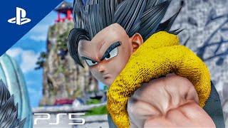 Kane Prometheus Galena vs Trunks Vegeta Gogeta Crazy Fight - Jump Force  4K Ultra Gameplay #ps5