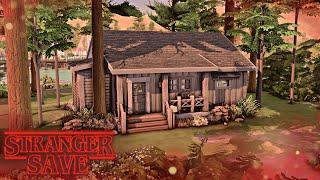 HOPPERS CABIN  Stranger Save  The Sims 4 Speed Build  No CC