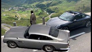 911 meets 007 Furka Pass James Bond Goldfinger Locations