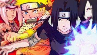 Naruto e Jiraiya VS. Sasuke e Orochimaru Batalha de Gigantes