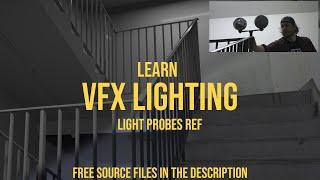 VFX Lighting -  Grey and Chrome Ball Light Probes