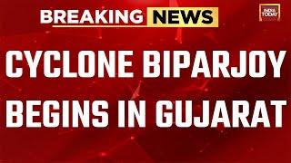 Cyclone Biparjoy Hits Gujarat Landfall Process Starts To Continue Till Midnight Says IMD