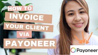 How to Invoice your client via Payoneer