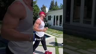 Bradley Martyn is crazy for doing this without the body protector 