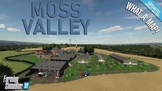 FANTASTIC ‘NEW TO CONSOLE’ MOD MAP “MOSS VALLEY” MAP TOUR  Farming Simulator 22 Review PS5.