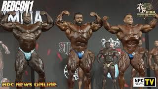 2022 IFBB Pro League Mr. Olympia Friday Prejudging Comparisons 4K Video