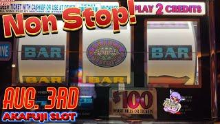 Non Stop August 3rd Triple Diamond $100 Slot Jackpot Dragon Cash Huge Jackpot