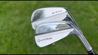 How are Tiger Woods and Scottie Schefflers TaylorMade P•7TW irons different than P•730 irons?