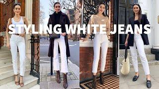 Styling Tips and Ways To Wear White Jeans  Peexo